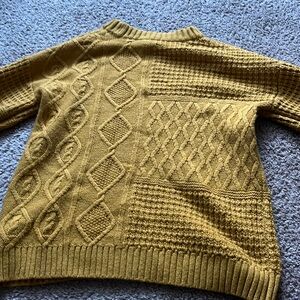Dark yellow sweater